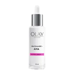 Serum Hỗ Trợ Dưỡng Sáng, Làm Mờ Thâm Mụn Olay Luminous Niacinamide + AHA Super Serum 30ml