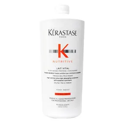 Dầu Xả Kérastase Nutritive Bain Satin Riche Shampoo Lait Vital Conditioner 1000ml