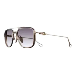 Kính Mát Chrome Hearts Humpster Matte Black - Gold Plated Màu Đen - Vàng