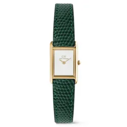 Đồng Hồ Nữ Daniel Wellington Bound Mini Green Lizard White Gold DW00100906 Màu Xanh Vàng