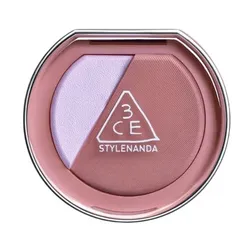 Phấn Má Hồng Kèm Bắt Sáng 3CE Blushlighter Early Now Màu Hồng Gỗ