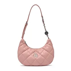 Túi Đeo Vai Nữ MLB Basic Quilted PU Hobo Bag LA Dodgers 3ABQBQ16N-07PKL Màu Hồng