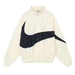 Áo Khoác Gió Hai Lớp Nike Swoosh "Coconut Milk" FB7878-113 Màu Trắng Sữa Size M