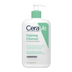 Sữa Rửa Mặt Dịu Nhẹ Cerave Foaming Cleanser For Normal To Oily Skin 473ml