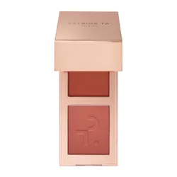 Phấn Má Hồng Patrick Ta 2in1 Double-Take Cream And Power Blush Duo Mini Màu She's Blushing