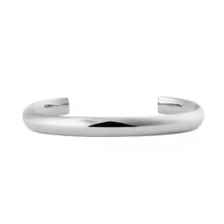 Vòng Đeo Tay Daniel Wellington Arch Cuff Silver 4mm DW00401942 Màu Bạc Size S