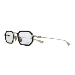 Gọng Kính Unisex Chrome Hearts Stylida Black/Shiny Silver Màu Đen