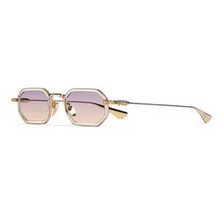 Kính Mát Chrome Hearts Stylida Crystal Gold Plate Gradient Sunglasses Màu Tím Vàng