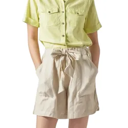 Quần Short Linen  Nữ F2 Fashion & Freedom QS34-KB-S-0122 Màu Kem Size S
