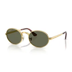 Kính Mát Unisex Rayban Sunglasses Arista Gold Polarized Green 0RB3931 001/58 Màu Xanh Vàng