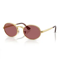 Kính Mát Unisex Rayban Sunglasses Arista Gold Purple Polarized 0RB3931 001/AF Màu Tím Vàng