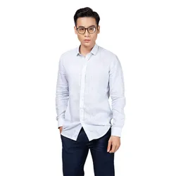 Áo Sơ Mi Nam F2 Fashion & Freedom Linen SMM137-TS-S-0619 Màu Trắng Size S