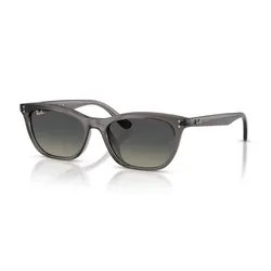 Kính Mát Unisex Rayban 0RB4474D 667511 Transparent Dark Grey Màu Xám Đậm