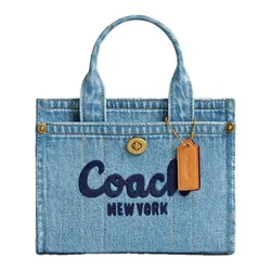 Túi Đeo Chéo Nữ Coach Cargo Tote Bag 20 Indigo Màu Xanh Jean