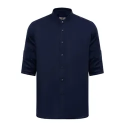 Áo Sơ Mi Linen Nam F2 Fashion & Freedom SMM177-XCT-S-0619 Màu Xanh Đen Size S