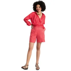 Quần Short Nữ F2 Fashion & Freedom Linen Free-Spirited QS88-DH-S-0723 Màu Đỏ Hồng Size S