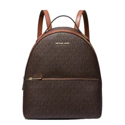 Balo Nữ Michael Kors Sheila Medium Logo MK Backpack 35F3G6HB6B Màu Nâu