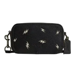 Túi Đeo Chéo Nam Coach Wyatt Crossbody Bag Black Màu Đen