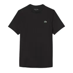 Áo Thun Nam Lacoste UV Protect Lightweight Stretch Sport TH8920 - 031 Tshirt Màu Đen Size 3