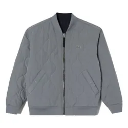 Áo Khoác Nam Lacoste Bomber Jacket BH5953 - S7X Màu Ghi Xám Size 48