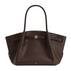 Túi Tote Nữ JW Pei Hana Medium Tote Bag Dark Brown Màu Nâu