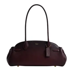 Túi Đeo Vai Nữ Coach&nbsp;Empire 34 Shoulder Bag Màu Đỏ Nâu