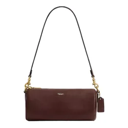 Túi Đeo Chéo Nữ Coach Barrel Bag Maple Màu Nâu