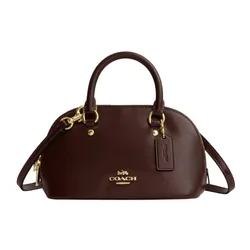 Túi Xách Tay Nữ Coach&nbsp;Lara Mini Satchel Bag Màu Nâu