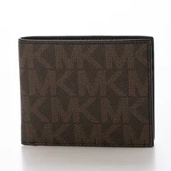 Ví Nam Michael Kors MK Monogram Slim Bi-fold Wallet 86F2SMNF5B Màu Nâu