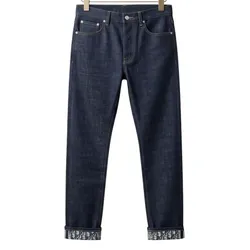 Quần Jean Nam Dior With Lettering On The Back Pocket 193DS00J226X Màu Xanh Size 32