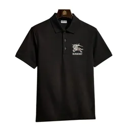 Áo Polo Nam Burberry Logo 8121965 Màu Đen Size S