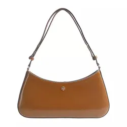 Túi Đeo Vai Nữ Tory Burch Emerson Patent Shoulder Bag In Rich Màu Nâu