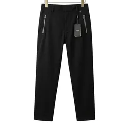 Quần Kaki Nam Fendi Black Khaki Trousers With Back Pocket FD24WTR146.93 Màu Đen Size 46