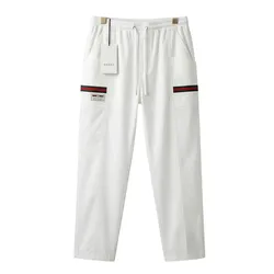 Quần Gió Nam Gucci Moon Striped Flag&nbsp;Jogger 604171 XDAX3 9061 Màu Trắng Size 46