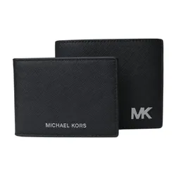 Set Ví Nam Michael Kors MK 36S5LCOF2U Cooper Saffiano Leather Billfold Wallet Màu Đen