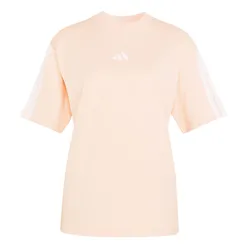 Áo Thun Nữ Adidas Essentials 3-Stripes Boyfriend T-Shirt KC5206 Màu Hồng Phấn Size XS