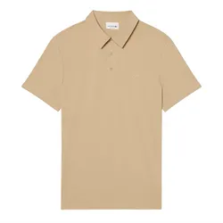 Áo Polo Nam Lacoste Regular Fit Commuter Polo DH1604 - 02S Màu Be Size 3