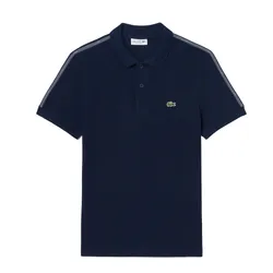 Áo Polo Nam Lacoste Regular Fit Logo Stripe PH0897 - 166 Màu Xanh Navy Size 3