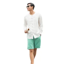 Quần Short Nam F2 Fashion & Freedom Linen SN32-XANH LÁ-29-0322 Xanh Bạc Hà Size 29