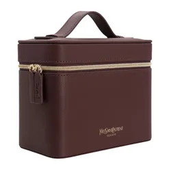 Túi  Xách Tay Nữ Yves Saint Laurent YSL Bag Leather Màu Đỏ Đậm (Túi Gift)