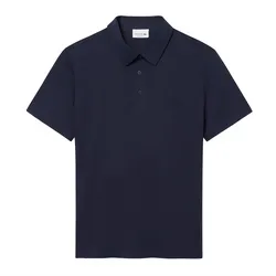 Áo Polo Nam Lacoste Regular Fit Commuter Polo DH1604 - HDE Màu Xanh Navy Size 3