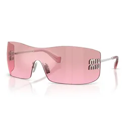 Kính Mát Nữ Miu Miu 0MU B53S 1BC70Y Silver Pink Mirror Silver Gradient Màu Hồng