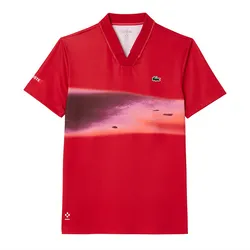Áo Polo Nam Lacoste Tennis x Daniil Medvedev T-Shirt DH2526 - 240 Màu Đỏ Size 3