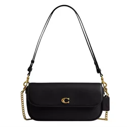 Túi Đeo Vai Nữ Coach Brook Flap Chain Bag CAN90 Black Màu Đen