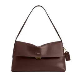 Túi Đeo Vai Nữ Coach Chelsea Shoulder Bag 36 Brass/Maple Màu Nâu
