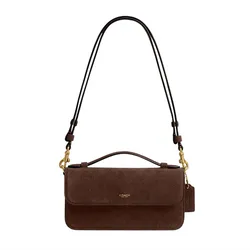 Túi Đeo Chéo Nữ Coach Women's Elora Rectangular Crossbody Bag Màu Nâu