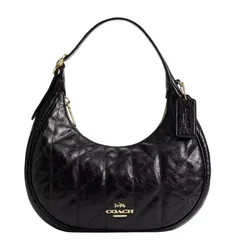 Túi Đeo Vai Nữ Coach Emily Shoulder Bag With Quilting CDX21 Màu Đen
