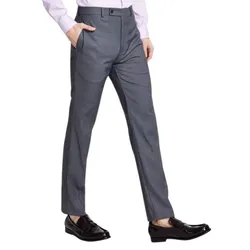 Quần Âu Nam Calvin Klein CK Men's Slim Fit Dress Pants JSY0445 Grey Màu Xám Medium Size 29
