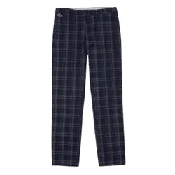 Quần Dài Nam Lacoste Sport Light Stretch Plaid Golf Pants HH3529 - 525 Màu Xanh Navy Size 30