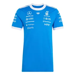 Áo Thun Nam Adidas Mercedes AMG Petronas Formula 1 Team Blue Wonder Driver Jersey KW1660 Màu Xanh Blue&nbsp;Size M